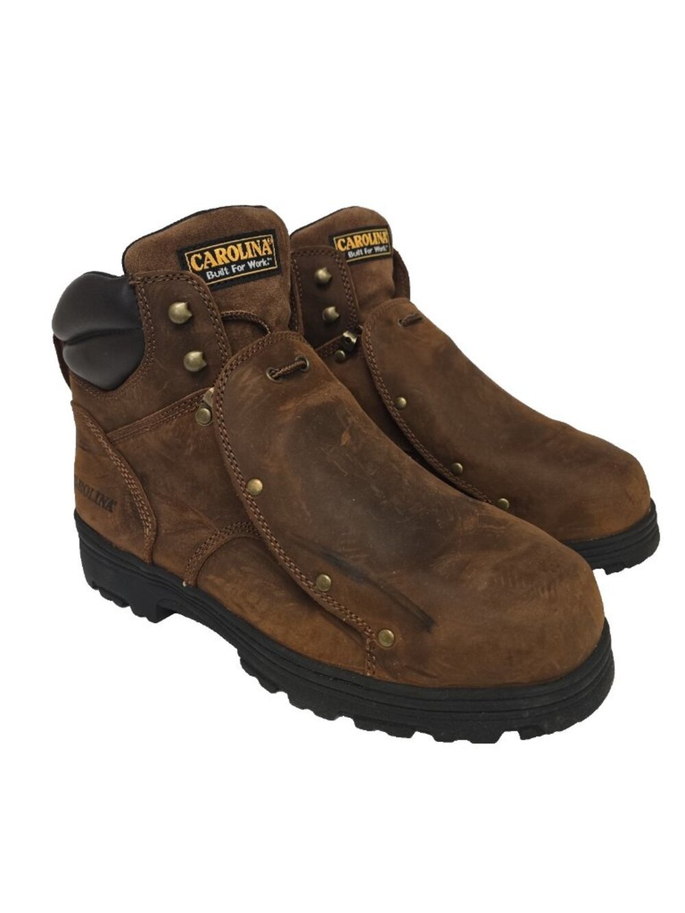Carolina Men's CA3630 Forman 6" Steel Toe Metguard Work Boot Brown Size 13 2E